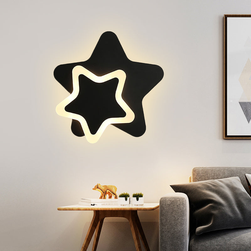 StellarGlow – Applique Murale LED Scandinave pour Enfants