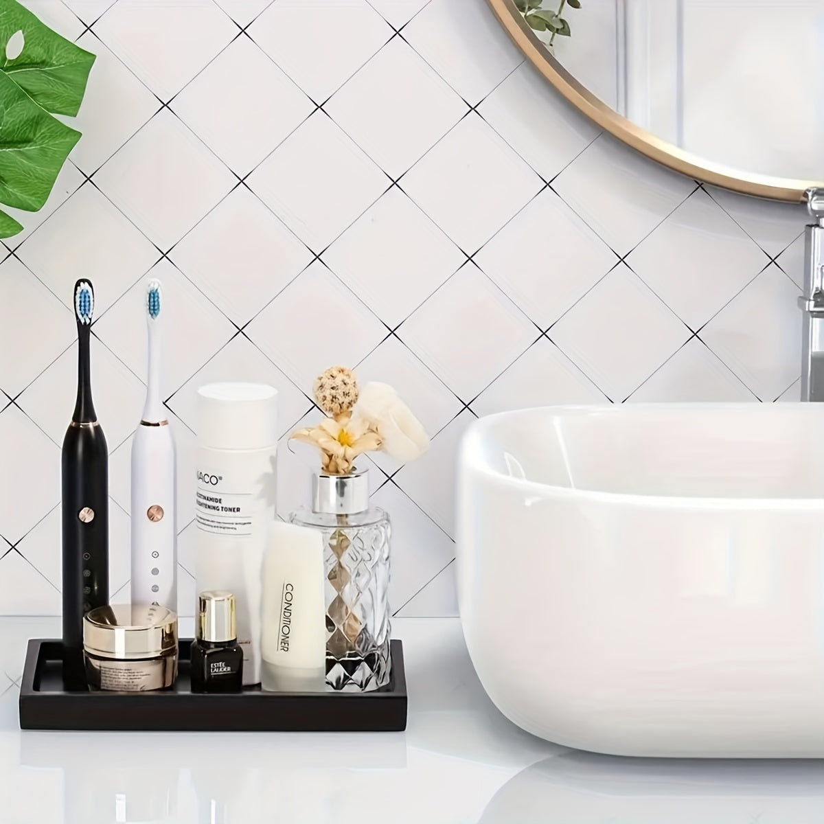 ChicSilicone – Organisateur Élégant pour la Décoration de Salle de Bain