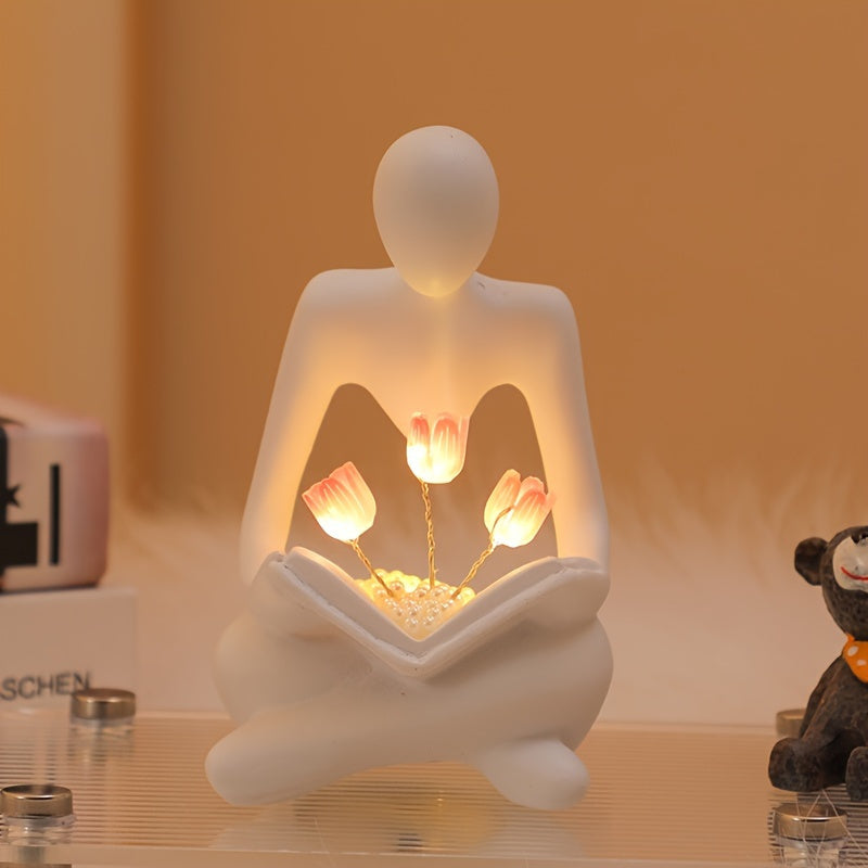 ArtTulip – Lampe de nuit abstraite moderne en résine