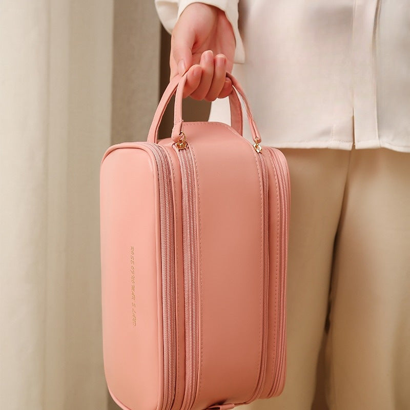 Baglia Cosmétique - Trousse de Maquillage Design à 3 Couches avec Fermeture Éclair Double et Grande Capacité