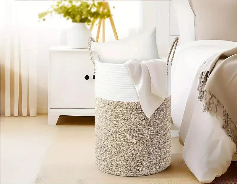 Floroux - Panier en coton pliable