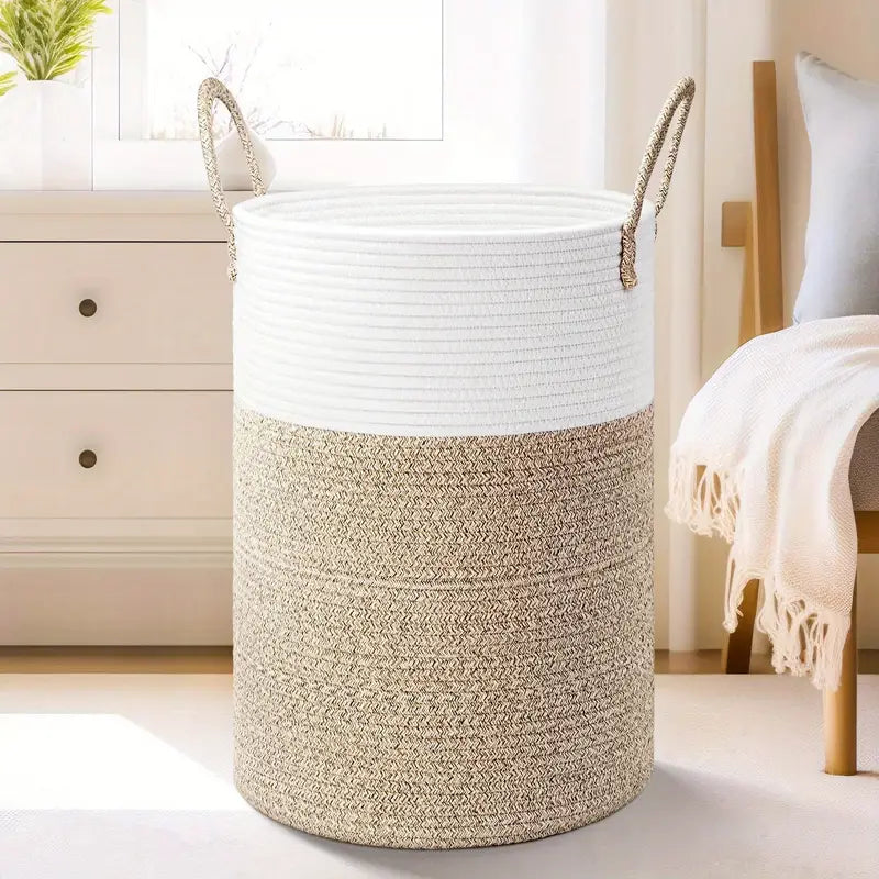 Floroux - Panier en coton pliable