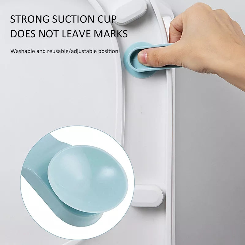 Poignées de levage du couvercle de siège de toilette en silicone