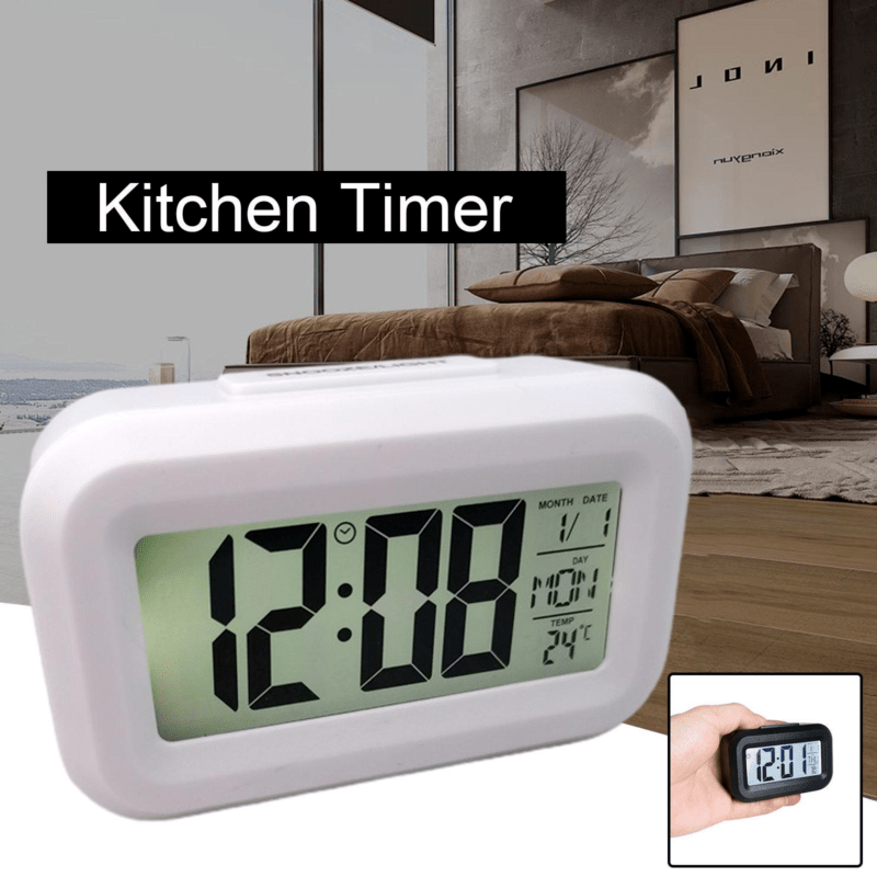 MelodyTime Horloge - Réveil numérique avec température