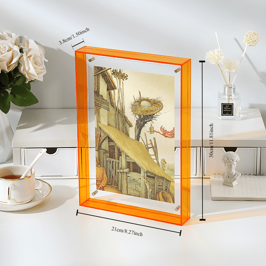 AcrylicFrame – Luxe Art Déco Cadre Photo