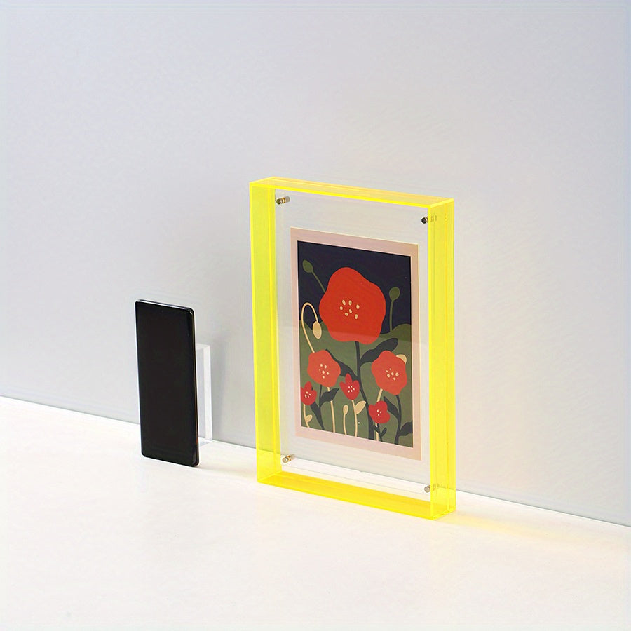 AcrylicFrame – Luxe Art Déco Cadre Photo