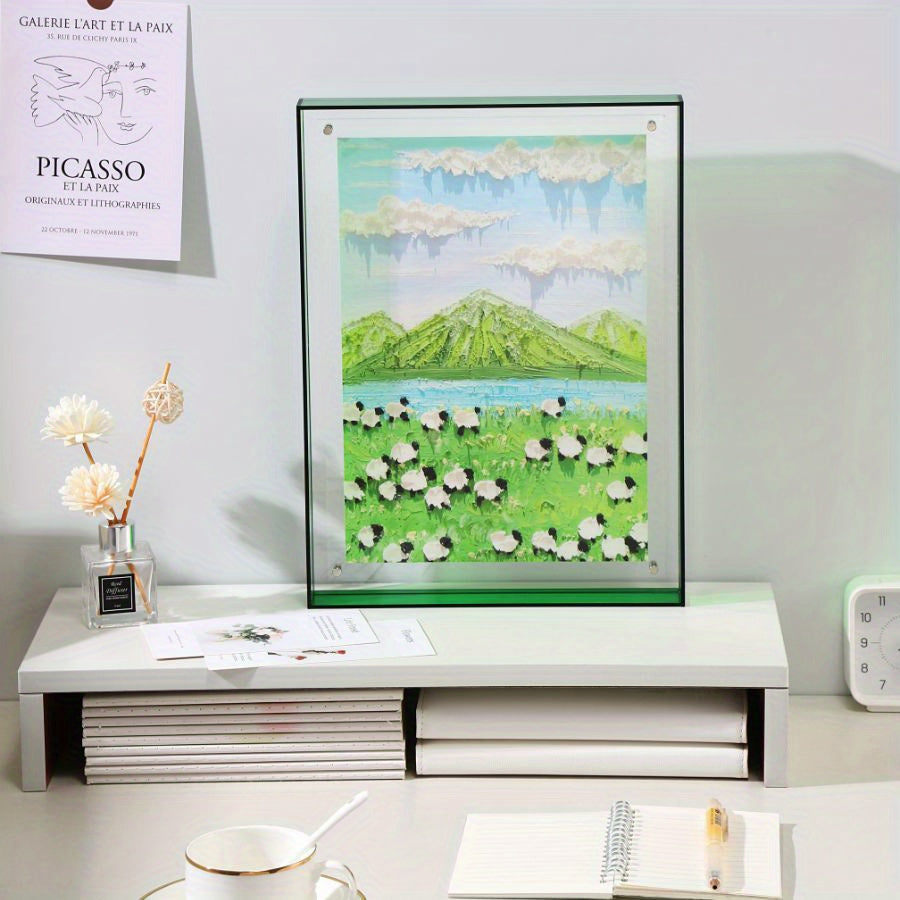 AcrylicFrame – Luxe Art Déco Cadre Photo