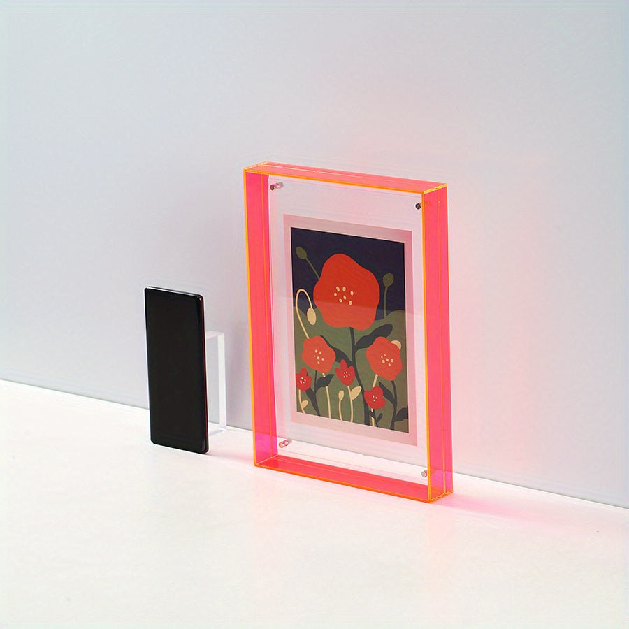 AcrylicFrame – Luxe Art Déco Cadre Photo