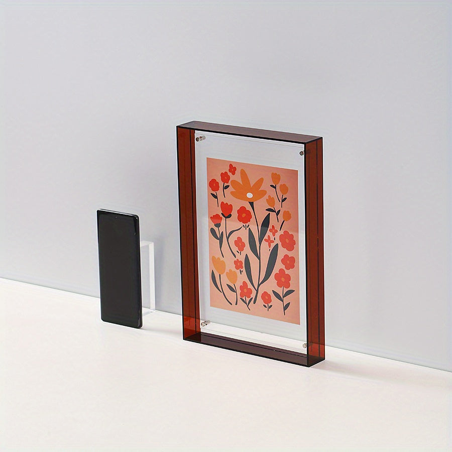AcrylicFrame – Luxe Art Déco Cadre Photo
