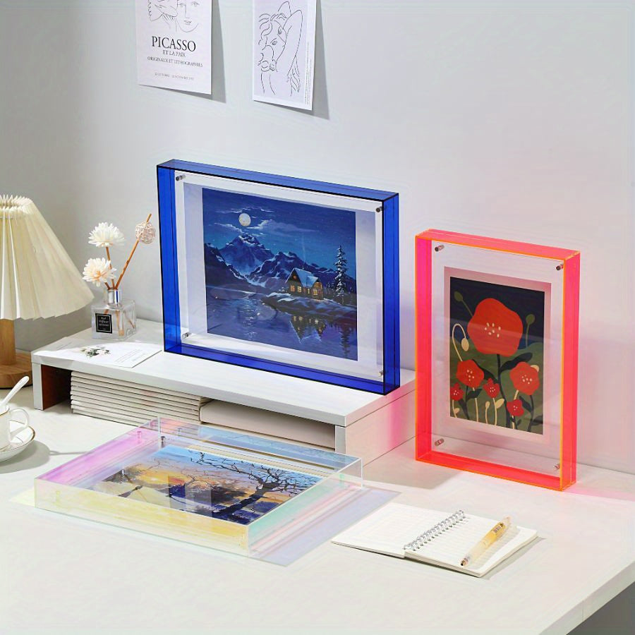 AcrylicFrame – Luxe Art Déco Cadre Photo