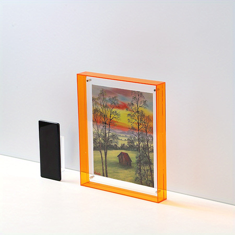 AcrylicFrame – Luxe Art Déco Cadre Photo