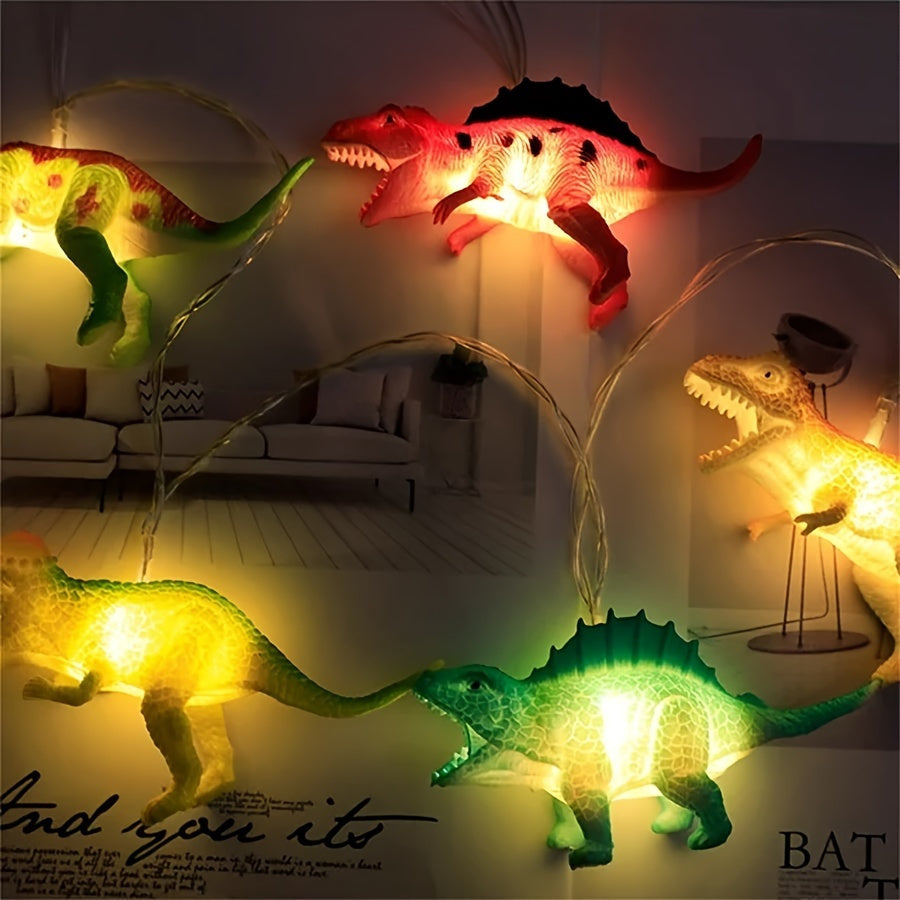 DinoGlow – Guirlande d'éclairage LED avec design de dinosaure