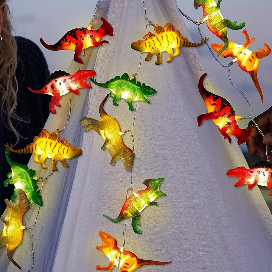 DinoGlow – Guirlande d'éclairage LED avec design de dinosaure