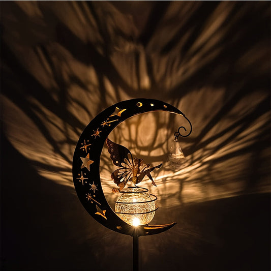 MoonGlow – Lampe de jardin magique avec Soleil et Lune
