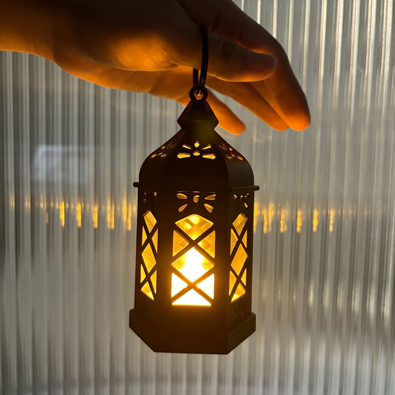 LuxeGlow Lanternes – Ensemble LED Rustique pour Éclairage de Fête