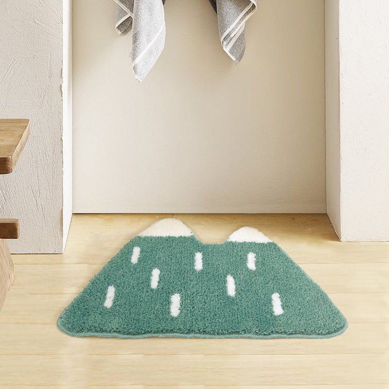 Tapis de bain absorbant de montagne japonaise