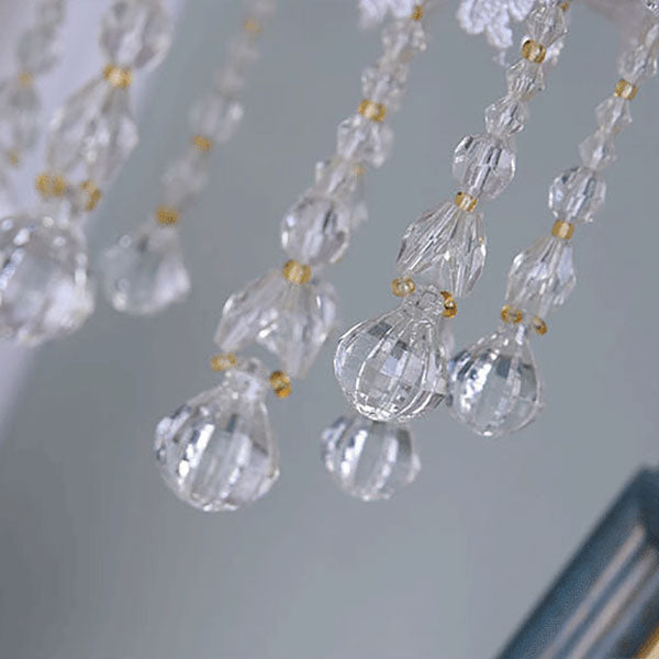 Floroux Lampe de Table Européenne | Tissu & Dentelle | Élégante Base en Résine Lumineuse | Décoration & Éclairage
