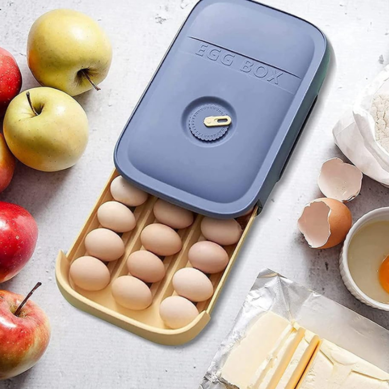 EggSafe Organisateur - Boîte de rangement élégante pour œufs