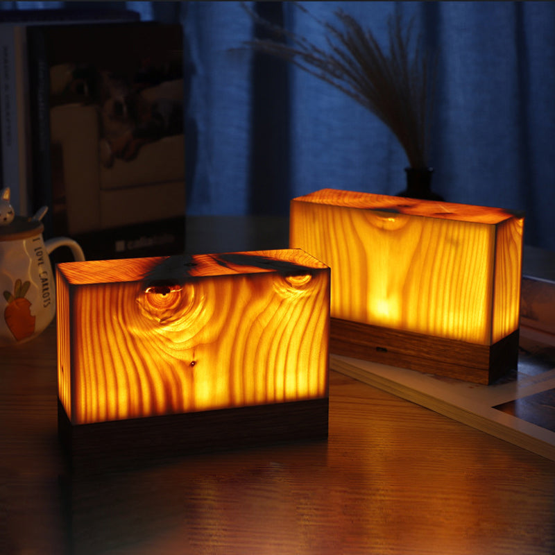 LumiNature - Lampe de Table Sans Fil avec Éclairage LED Tactile