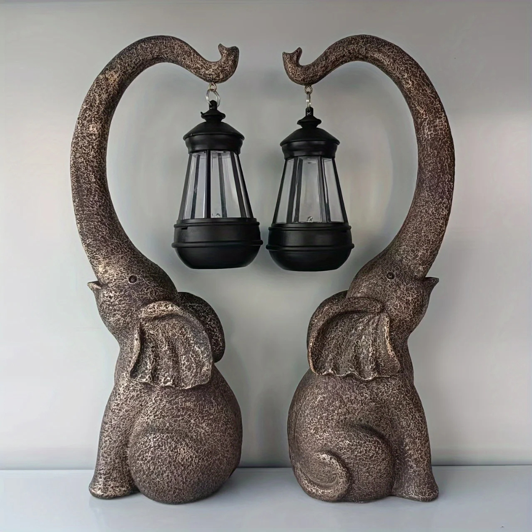 MagicElephant - Éclairage Solaire Enchanteur pour Jardin et Maison