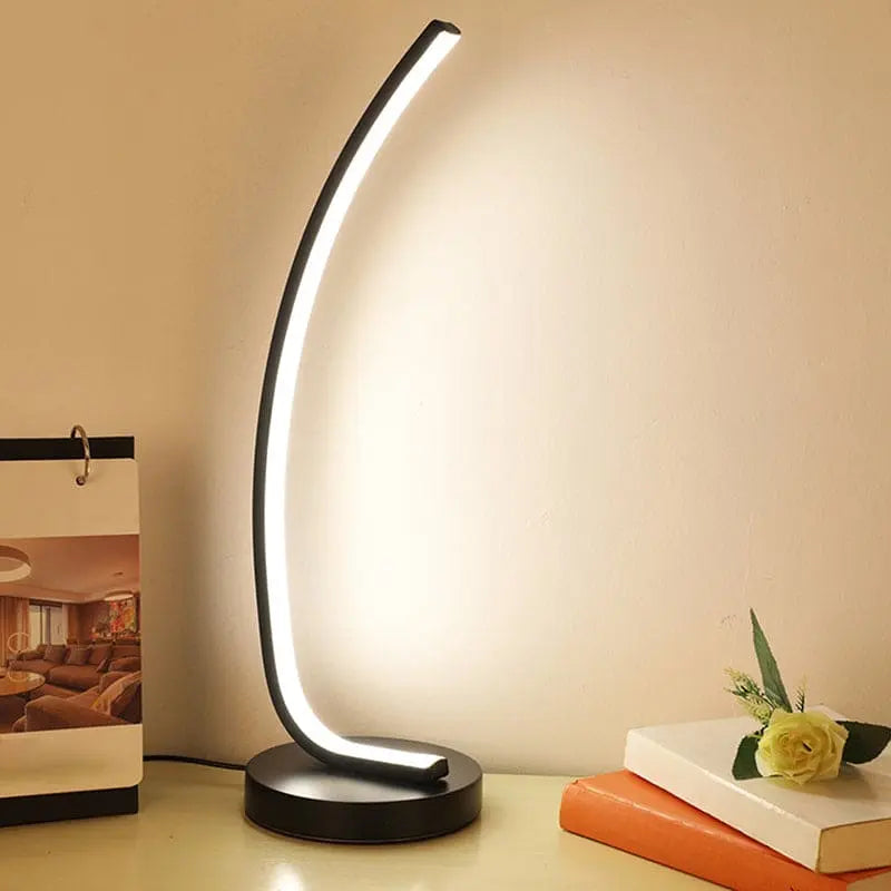 LumiFlex - Lampe de Table Linéaire Flexible et Élégante