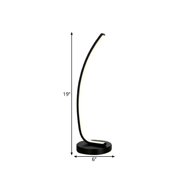 LumiFlex - Lampe de Table Linéaire Flexible et Élégante