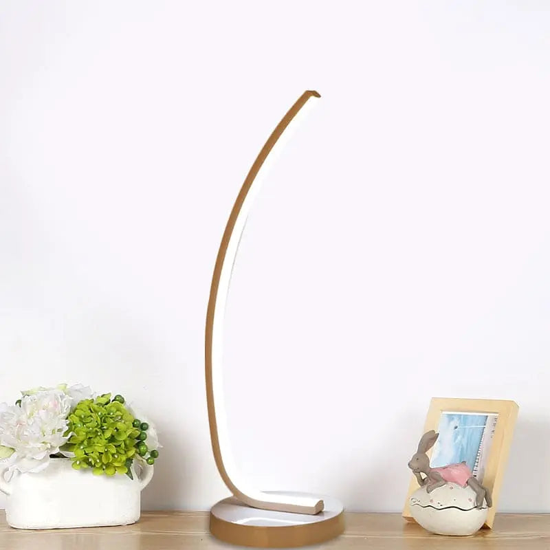 LumiFlex - Lampe de Table Linéaire Flexible et Élégante