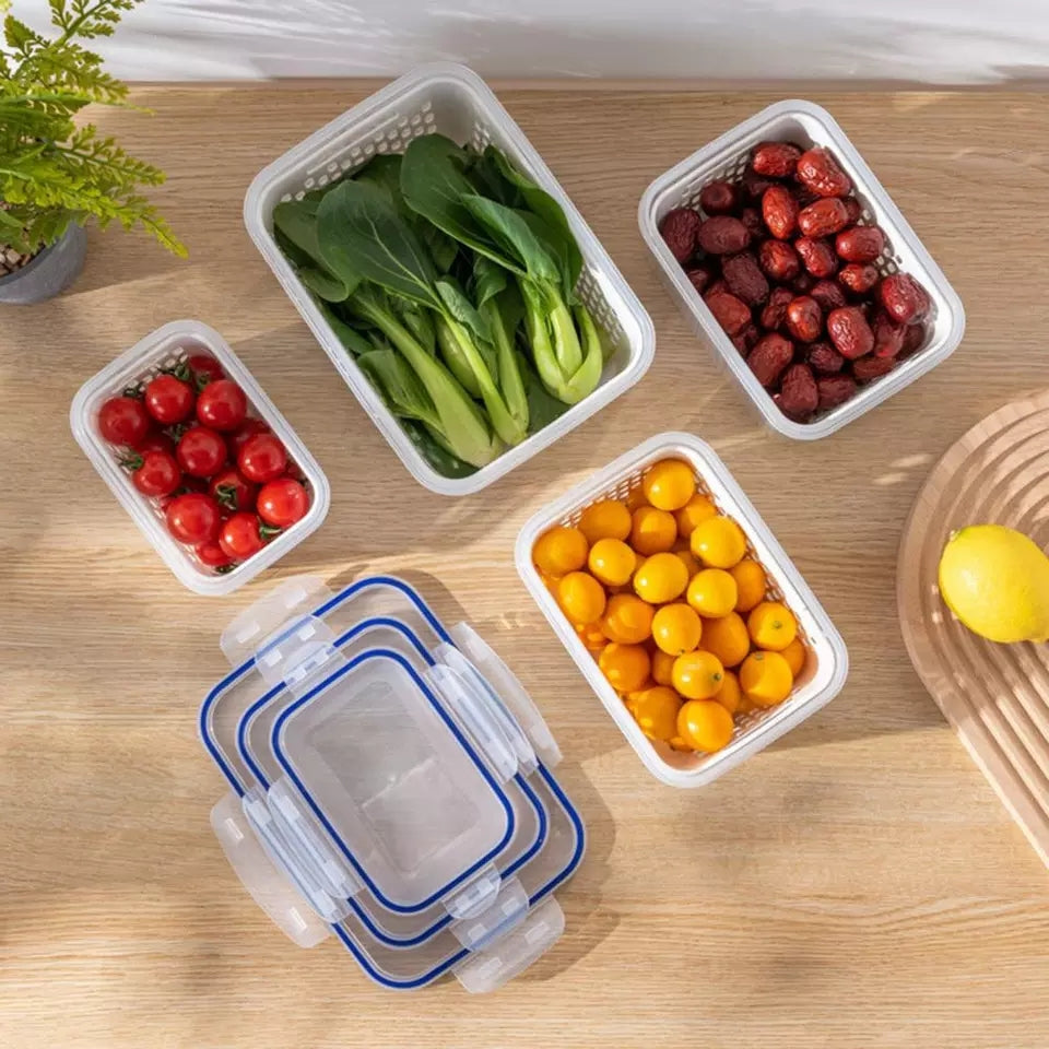 3 en 1 Récipients de Stockage Alimentaire Multifonctionnels