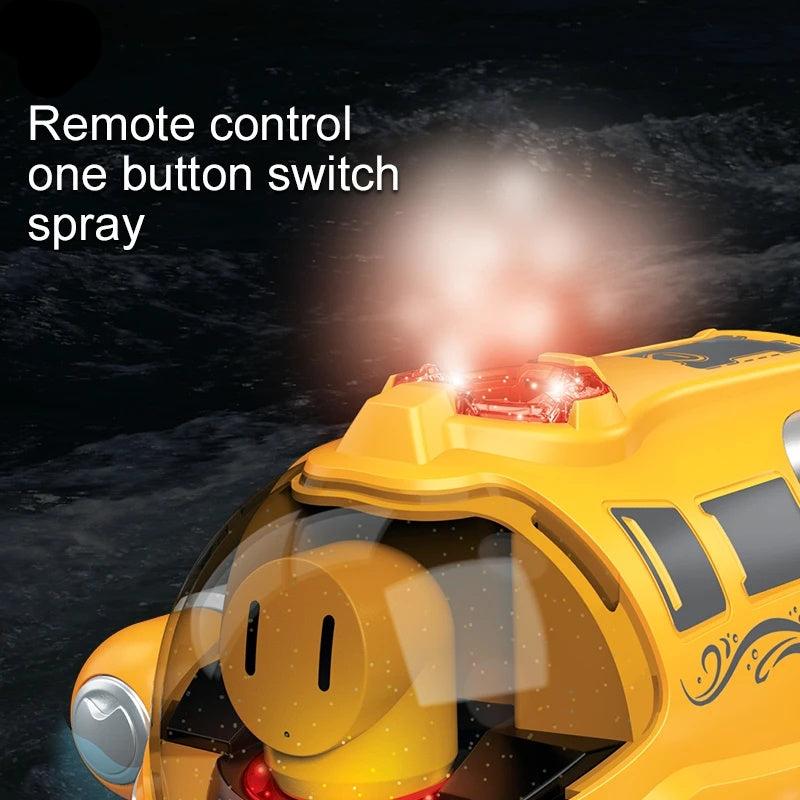Bateau à moteur télécommandé étanche avec doubles hélices - Amusant bateau à vapeur RC pour enfants, jouet parfait pour la piscine