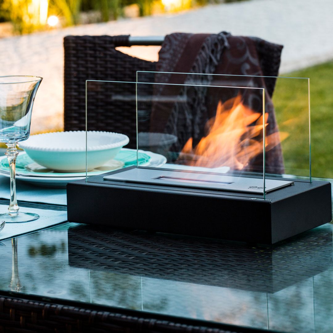 FireGlow – Luxe cheminée de table pour intérieur et extérieur