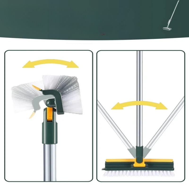 DualClean - Brosse de nettoyage innovante avec tête rotative