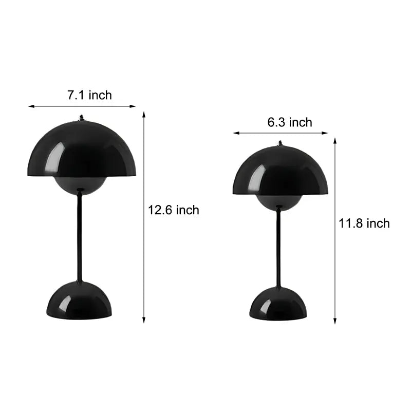 LumiFleur - Lampe de Table Rechargeable en Pot de Fleurs avec Variateur Tactile