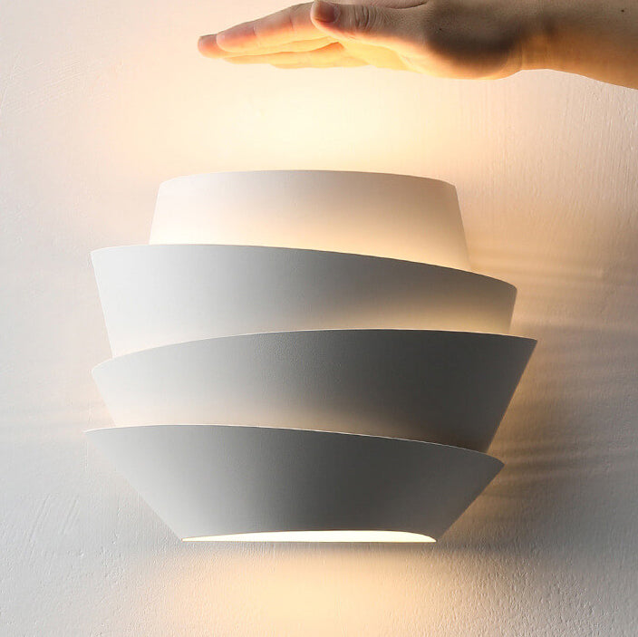 Floroux Lampe murale scandinave à double éclairage | Design moderne | Idéal pour le salon et la chambre