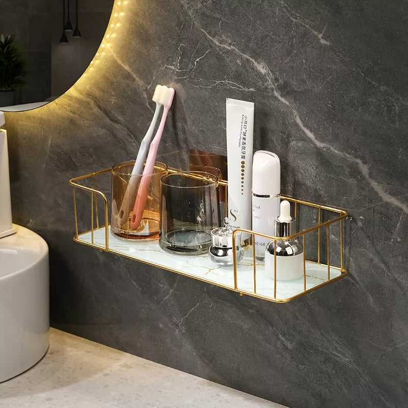 Étagère d'organisateur de salle de bain