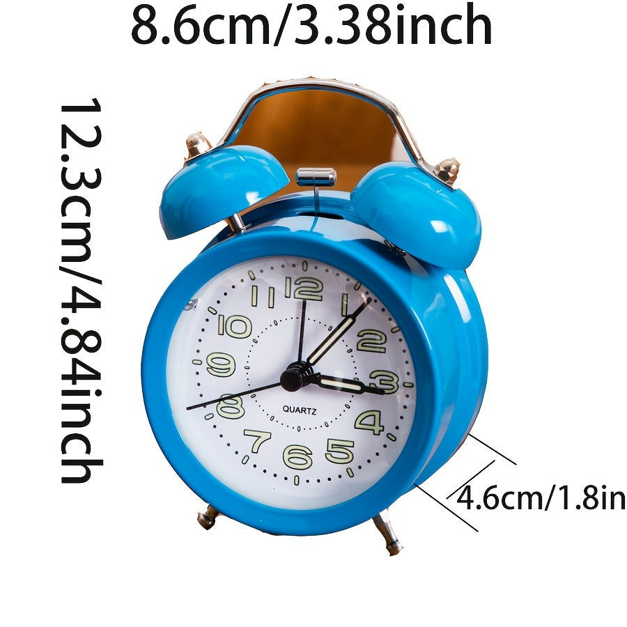 ChimeVintage Alarme - Réveil Classique avec Veilleuse LED