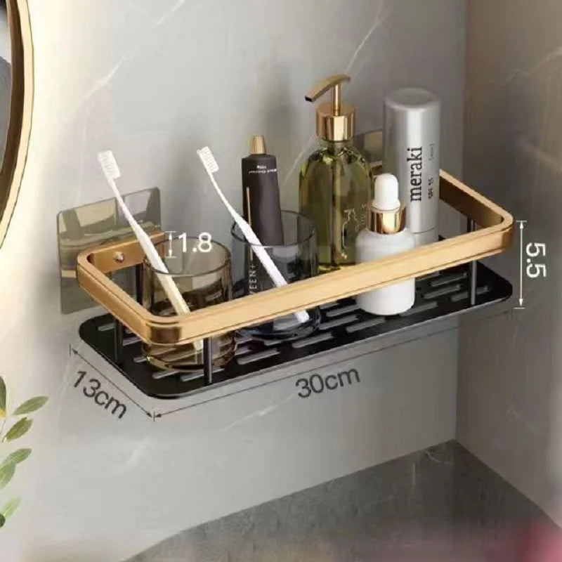 Étagères de salle de bain / Organisateur de douche Candy Salle de bain Noir