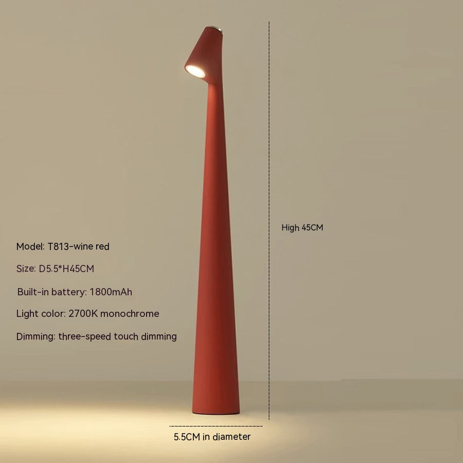 LumiMaître - Lampe de Table LED Rechargeable | Design Moderne et Fonctionnel | Éclairage Ambiant Durable