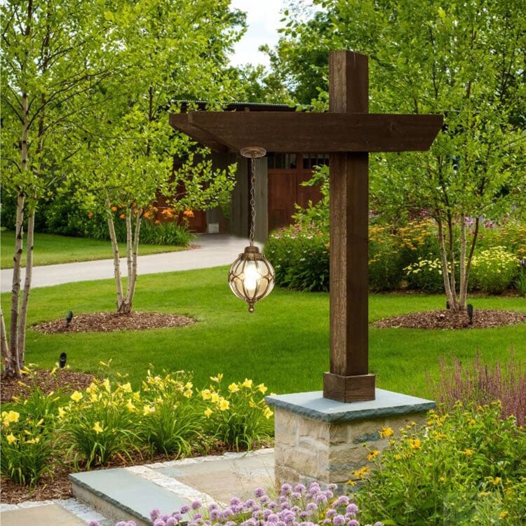 Floroux Retro Outdoor LED Suspension Luminaire | Étanche | Design en forme de boule | Jardin & Extérieur