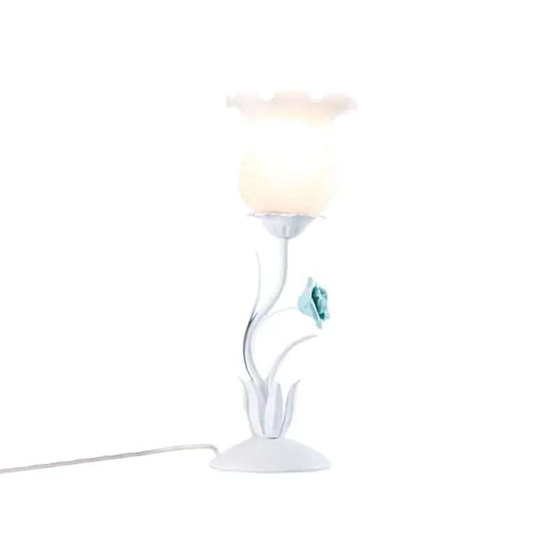 FleurieLuxe - Lampe de Table avec Design Floral pour Commode