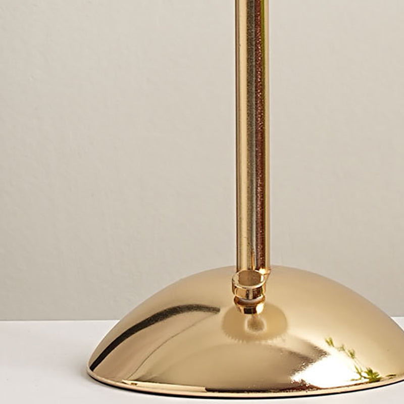 Floroux Skandi LED Table Lamp | Rechargeable | Pleated Fabric Shade | Wireless | Ambient Light | Nightstand Lamp