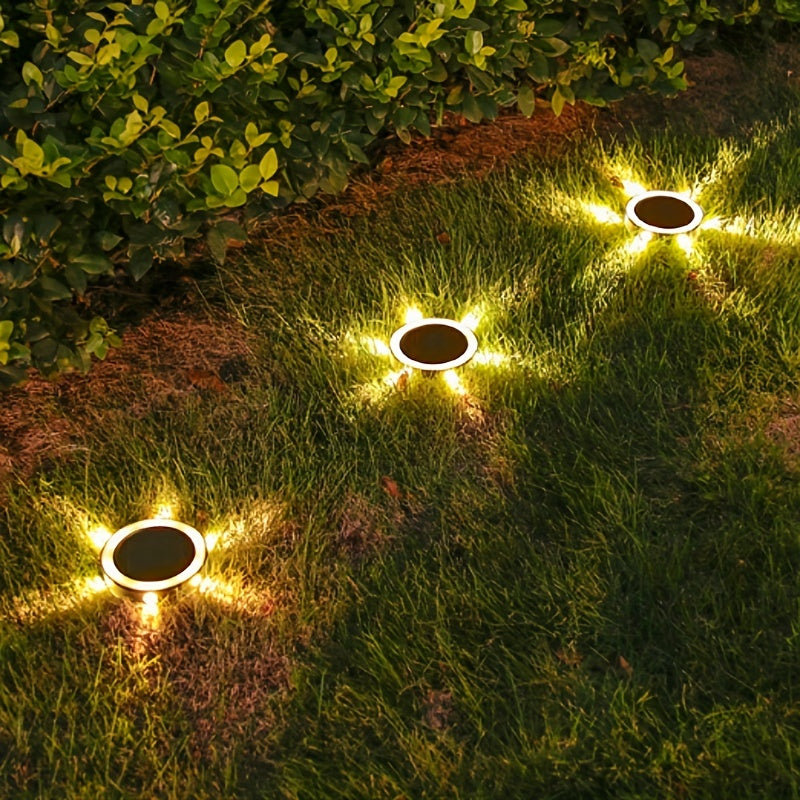SolarGlow – 6 LED Éclairage de jardin alimenté par énergie solaire