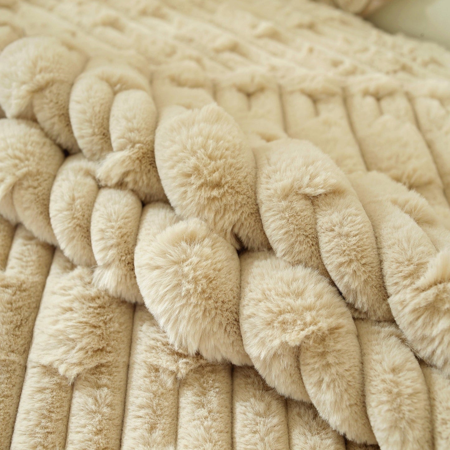 Tapis sofa en peluche moelleux Rabbit