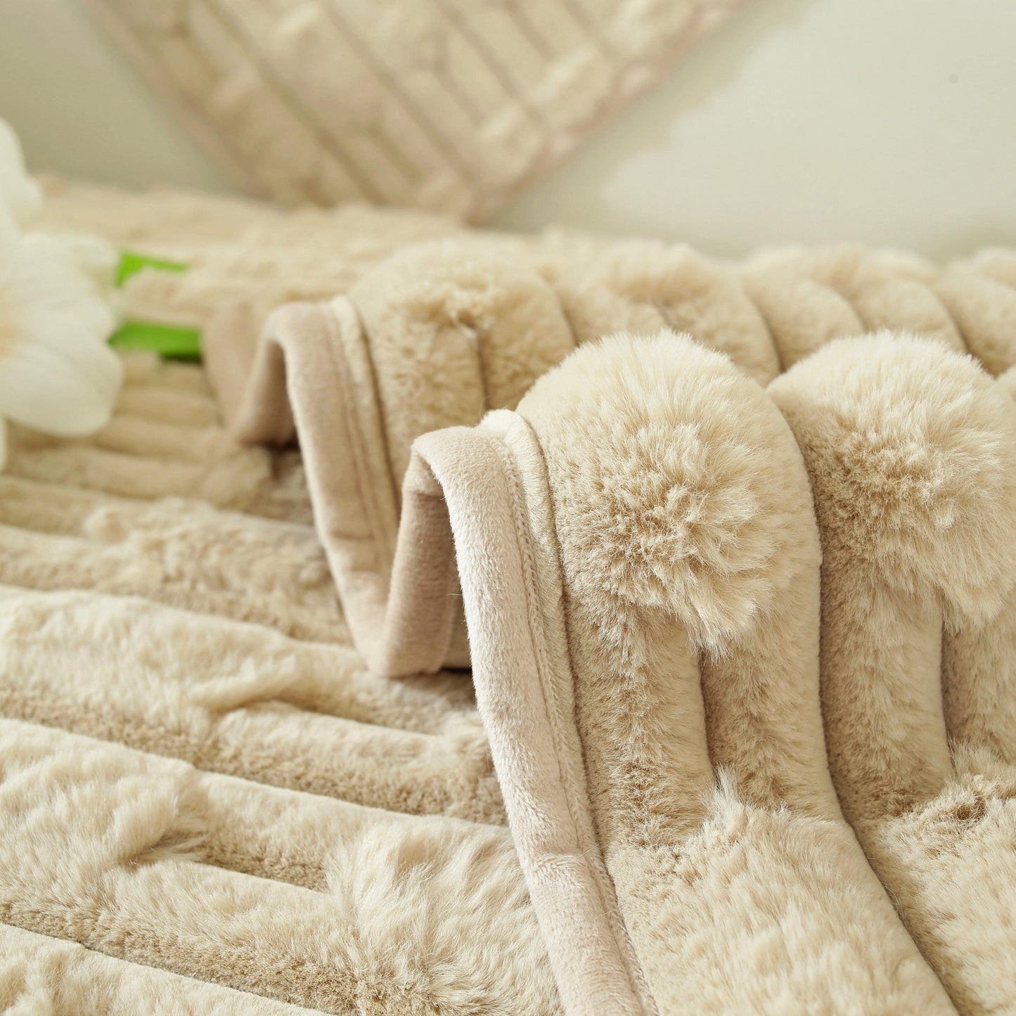 Tapis sofa en peluche moelleux Rabbit