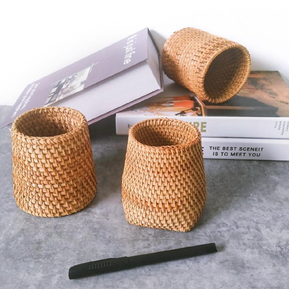 Handwoven storage basket Floroux | Rattan basket for the home | Decorative and functional storage
