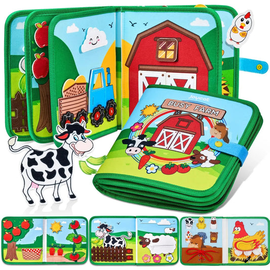Livre créatif sur les animaux de la ferme - Pour les tout-petits et les enfants en bas âge
