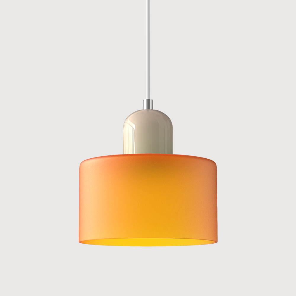 Floroux Glass Suspension | Creative Bauhaus Design | Colorful Accents | Atmospheric Lighting for Dining Room & Living Room