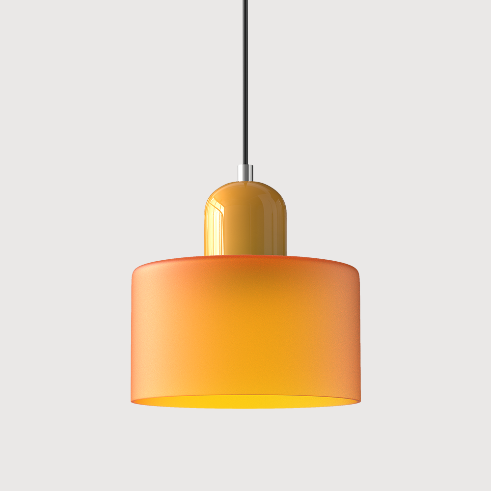 Floroux Glass Suspension | Creative Bauhaus Design | Colorful Accents | Atmospheric Lighting for Dining Room & Living Room