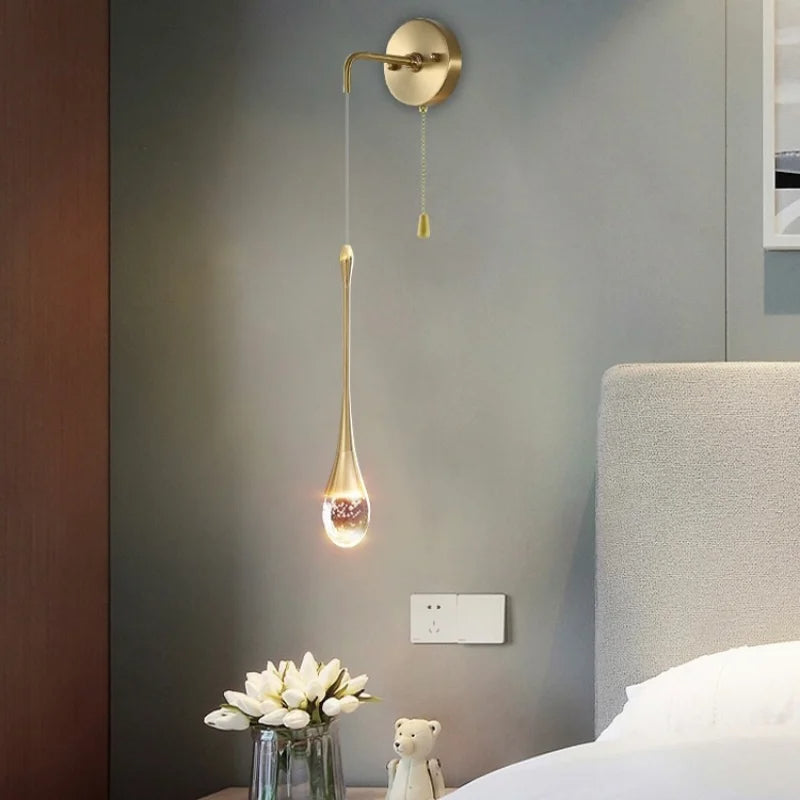Applique Murale Élégante en Forme de Goutte - Luxe pour Votre Intérieur
