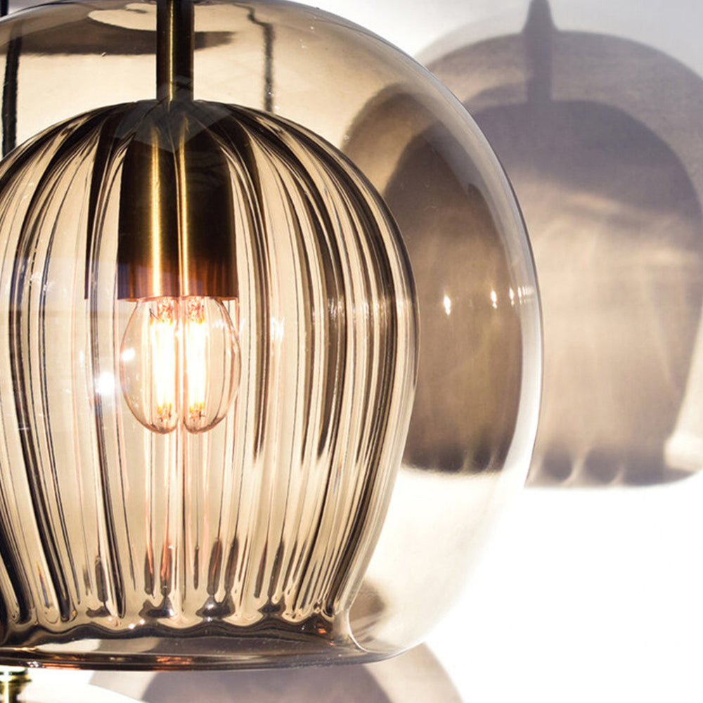 AmberGlow Pendentif - Lustre de luxe pour une ambiance chaleureuse