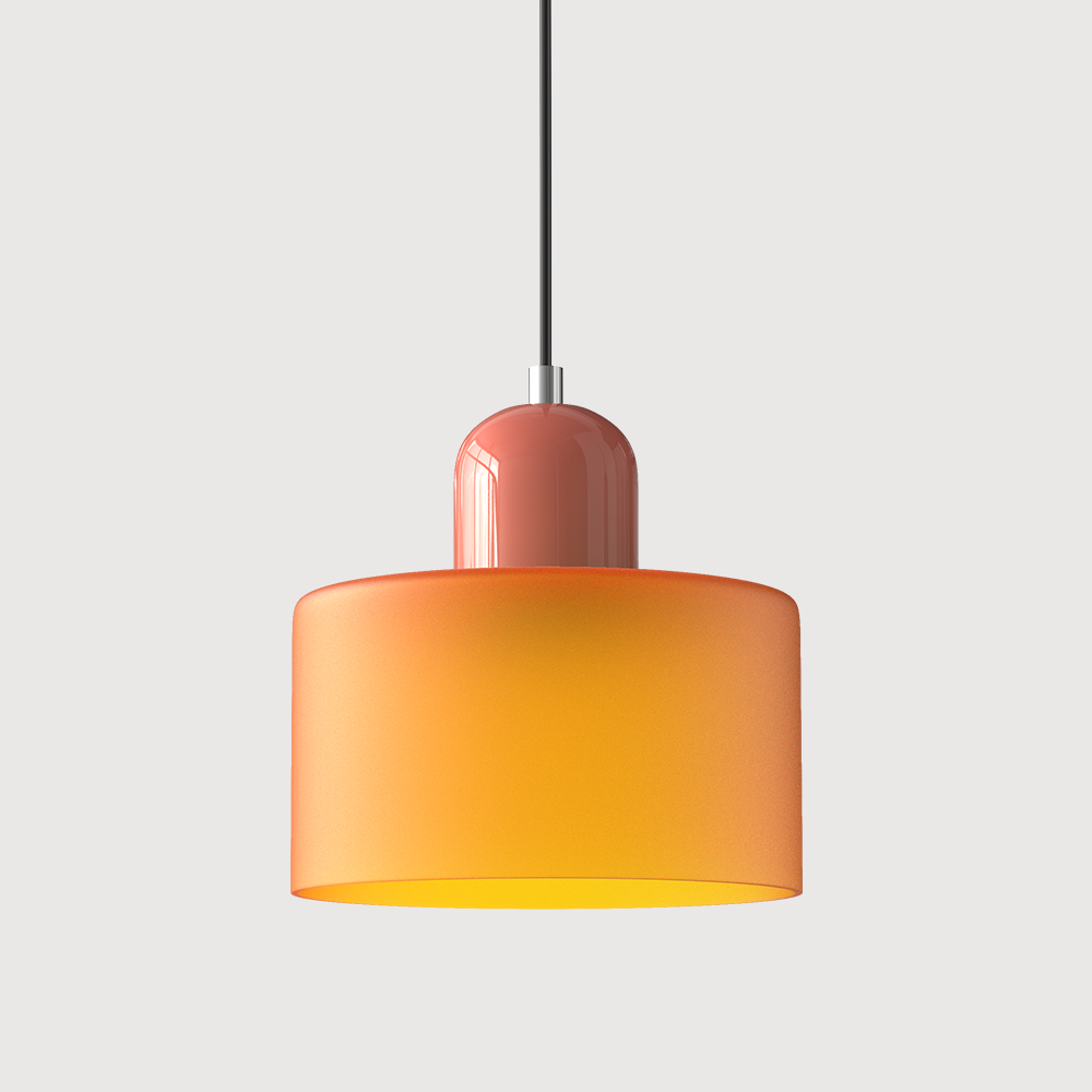 Floroux Glass Suspension | Creative Bauhaus Design | Colorful Accents | Atmospheric Lighting for Dining Room & Living Room